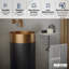 Lavabo de salle de bain piédestal circulaire en acier inoxydable 32,75 po Karran Cinox-95277291
