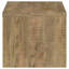 Table de bout carrée en bois d'ingénierie Mango