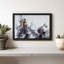 «Black Flames», reproduction sur toile-102859616