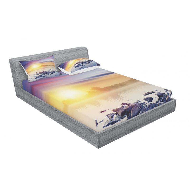 Microfiber Sheet Set, Full Sheet Set with Fitted Sheet