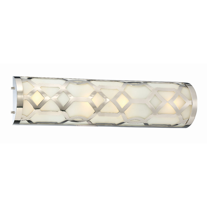 Thorbern 1-Light Dimmable Vanity Light, Polished Nickel
