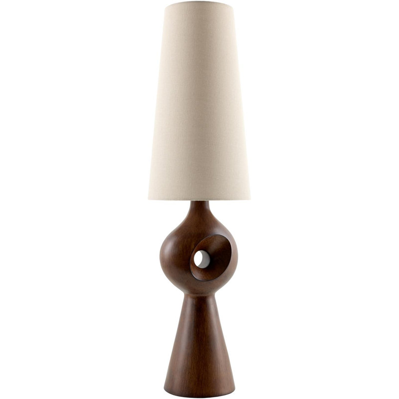 Lampe de table Trely Dawes, Marron foncé