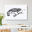 Chameleon in Black & White by George Shaw - Wrapped Canvas-55304326