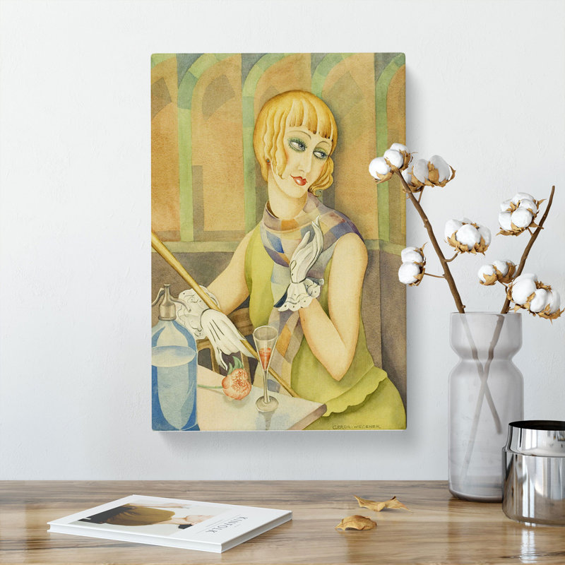 Lilli Elbe by Gerda Wegener - Wrapped Canvas Painting, 60cm H x 40cm W x 3cm D