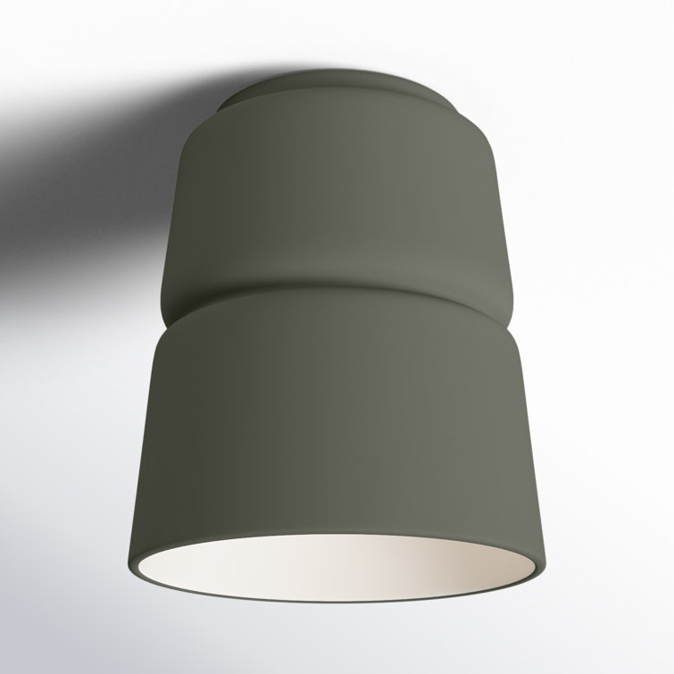 Logan LED Ceramic Empire Outdoor Flush Mount
