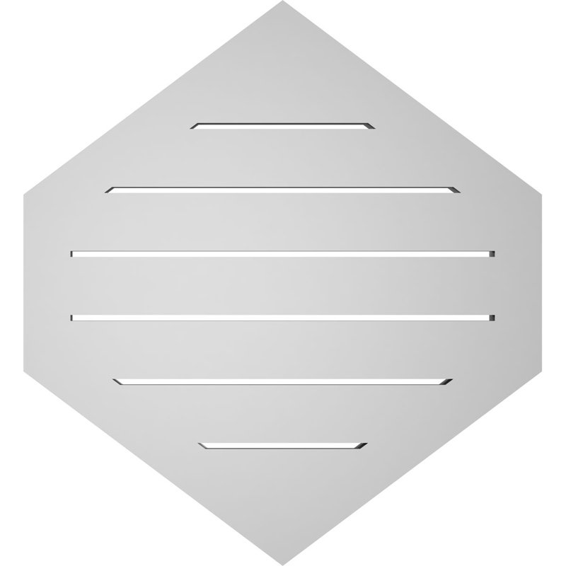 Pente verticale verticale en uréthane 9 pi, H 24 po x l 22 po x P 1,5 po