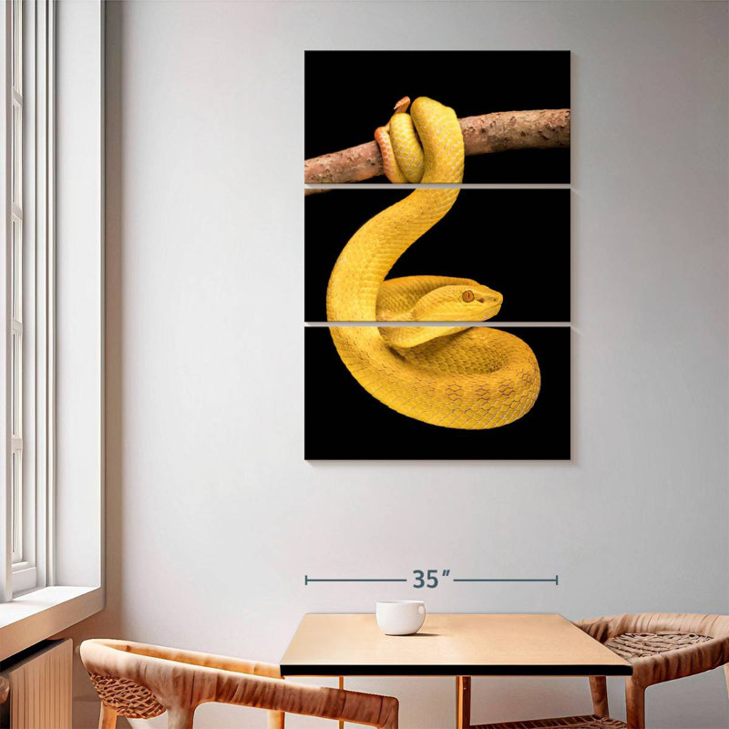 Brampt Venomous Pit Viper, 65" H x 42" W