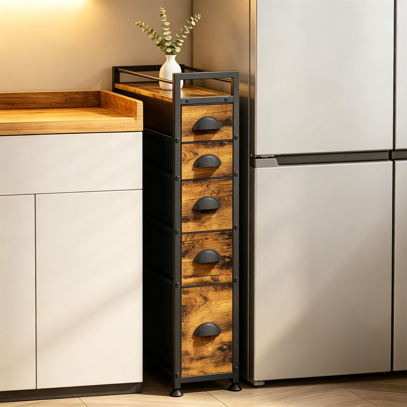 Metal Rectangle Accent Cabinet