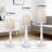Vintage Iron Candle Holders Set Of 3 - Decorative Gothic Crown Design For Pillar Candles, Elegant Table Centerpiece For Home, Wedding, And Holiday Decor-1496087255