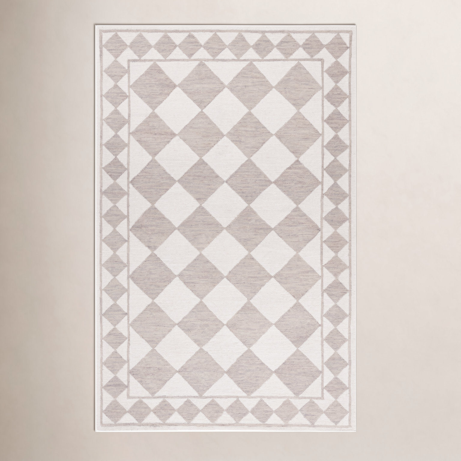 Claude Hand-Woven Geometric Rug, Rectangle 8' x 10'