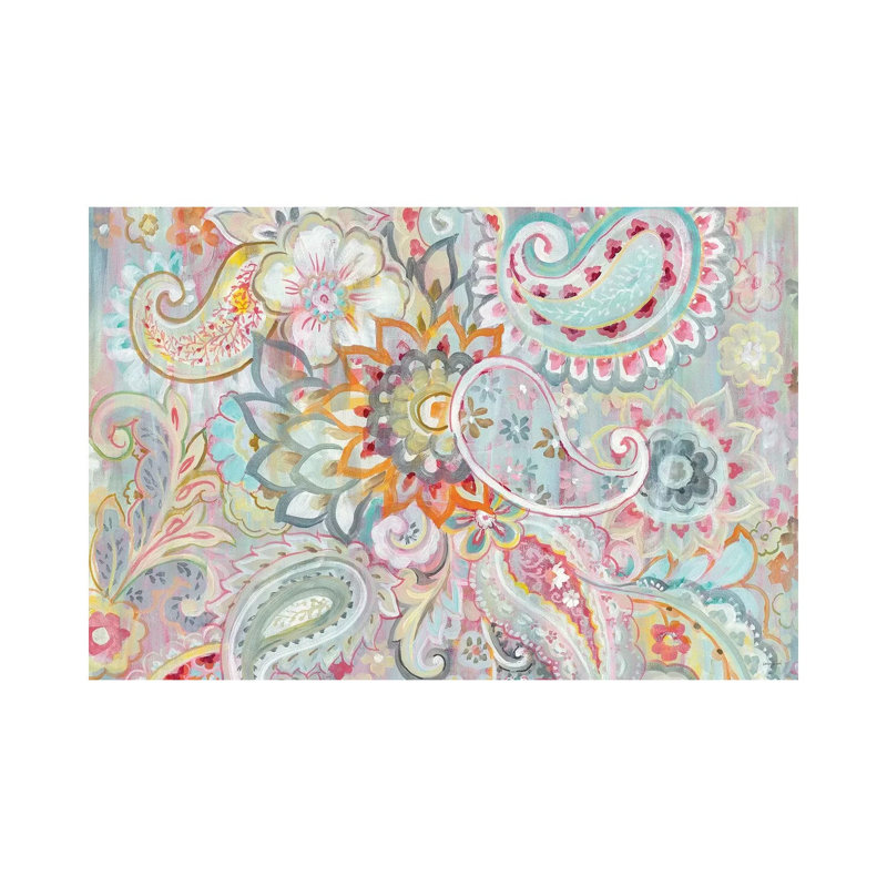 Boho Japonais by Danhui Nai - Wrapped Canvas Print, 66.04 cm H x 45.72 cm W x 3.175 cm D