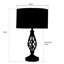 Alaizah 49cm Table Lamp Classic Barleytwist Metal with Ivory String Wrapped Shade-2010358315