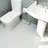 Hudson Tangier Matte White 12-3/8" x 12-3/8" Porcelain Mosaic Floor and Wall Tile