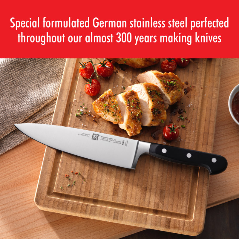 Zwilling Professional "S" 7-piece Knife Block Set, Black Matte