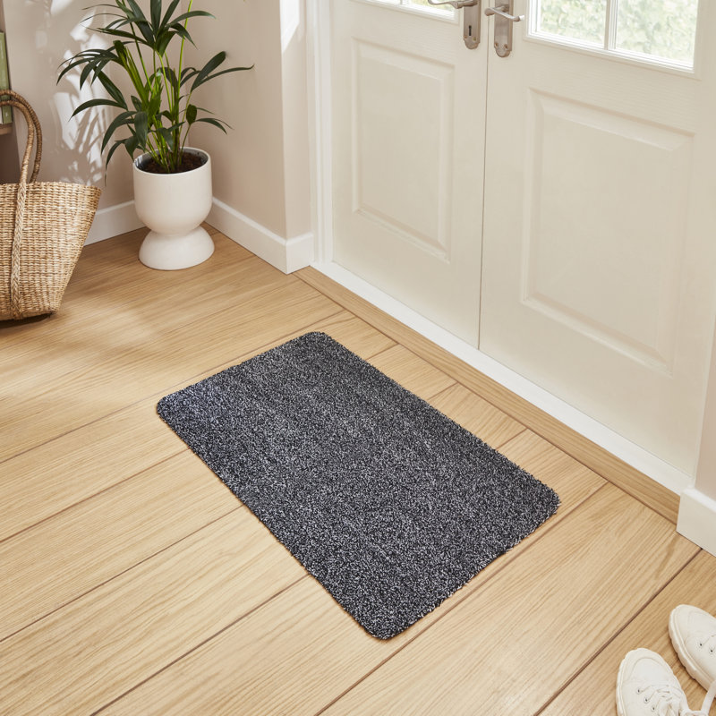  Kitchen Mat, Black, Rectangle W75 x L95 cm