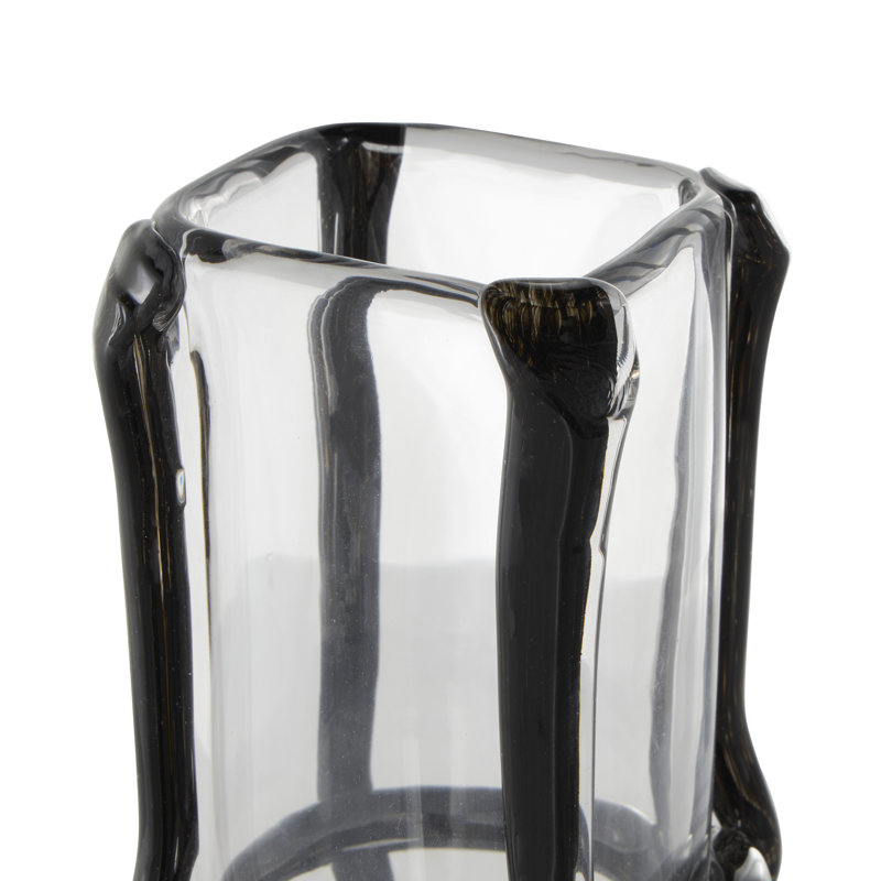 Ahren table vase, Bleu, H 12,05 po x l 4,90 po x P 4,80 po