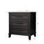Ensemble de chambre à coucher avec lit-bateau Hammie, 3 pièces, gris-590512096