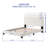 Verona Linen Upholstered Platform Bed-1254421735