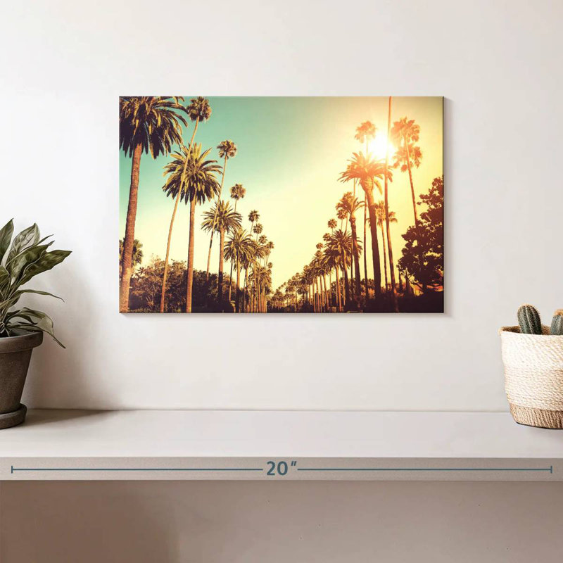 Ravi Sunny Palm Avenue, H 8 po x l 12 po