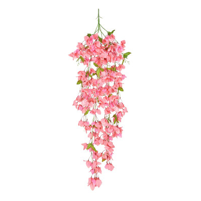 Buisson artificiel de fleurs de bougainvilliers suspendus