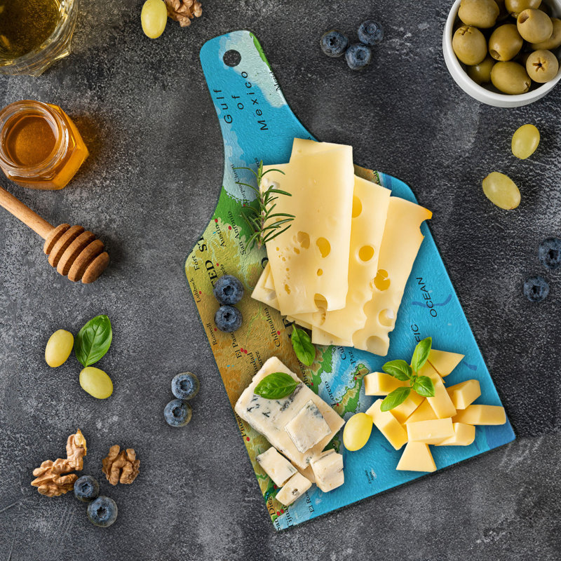 Planche à découper en verre trempé Ambesonne Cacun