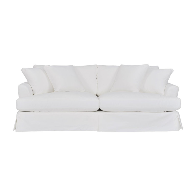 Kaniz Upholstered 93'' Sofa, White