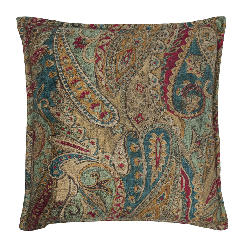 Springfield Paisley Throw Pillow