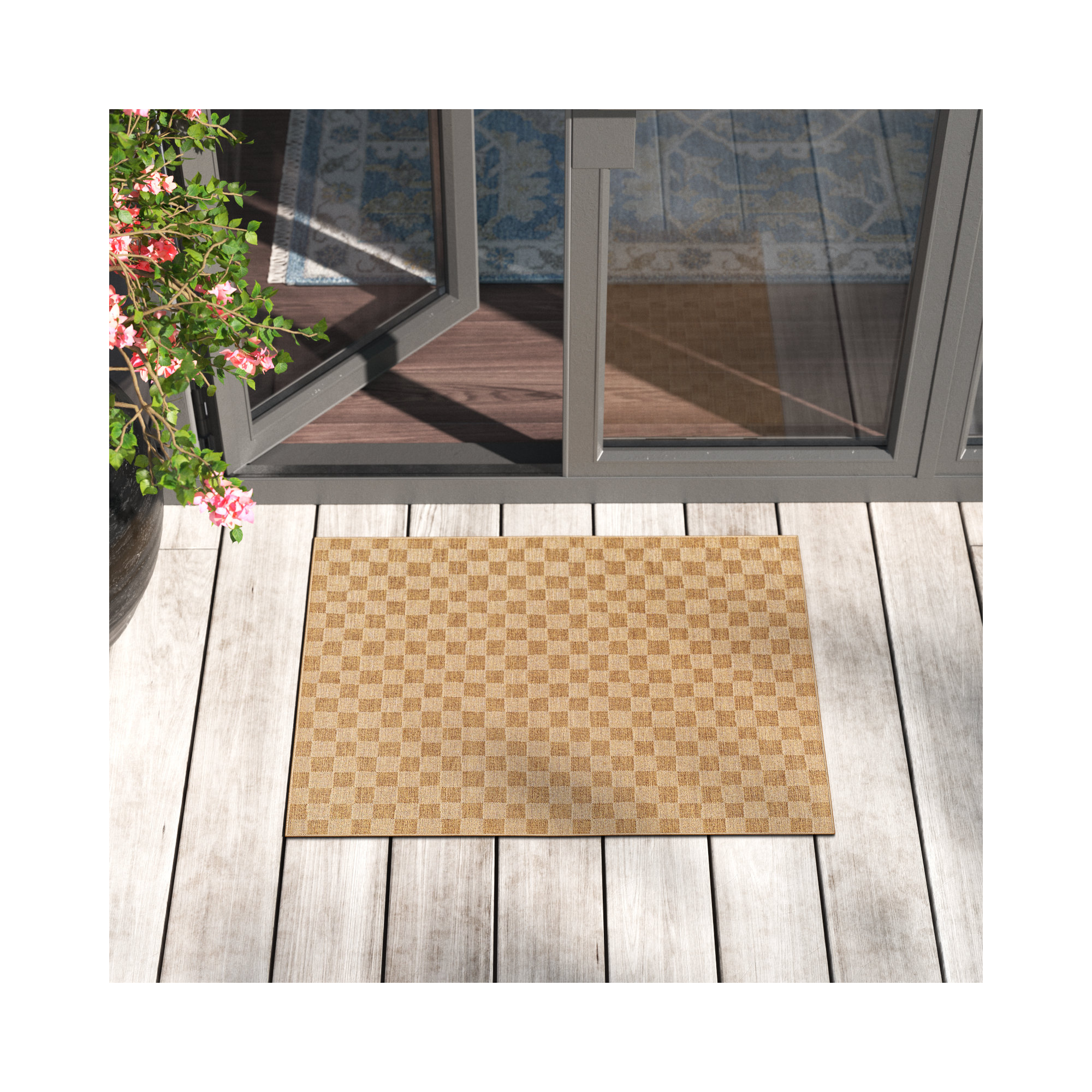 Demia Tan, Amber Rug, Rectangle 2' x 2'11"