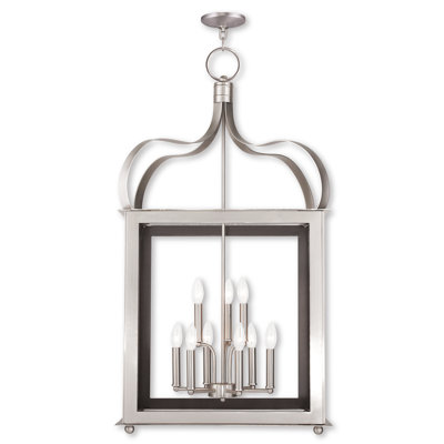 Lustre carré / rectangulaire à 9 lumières Aelwen
