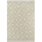 Thompson Wool Geometric Area Rug in Sage
