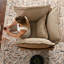 Fauteuil d'appoint surdimensionné en chenille de style moderne avec méridienne simple pour salon, chambre à coucher-2009682902