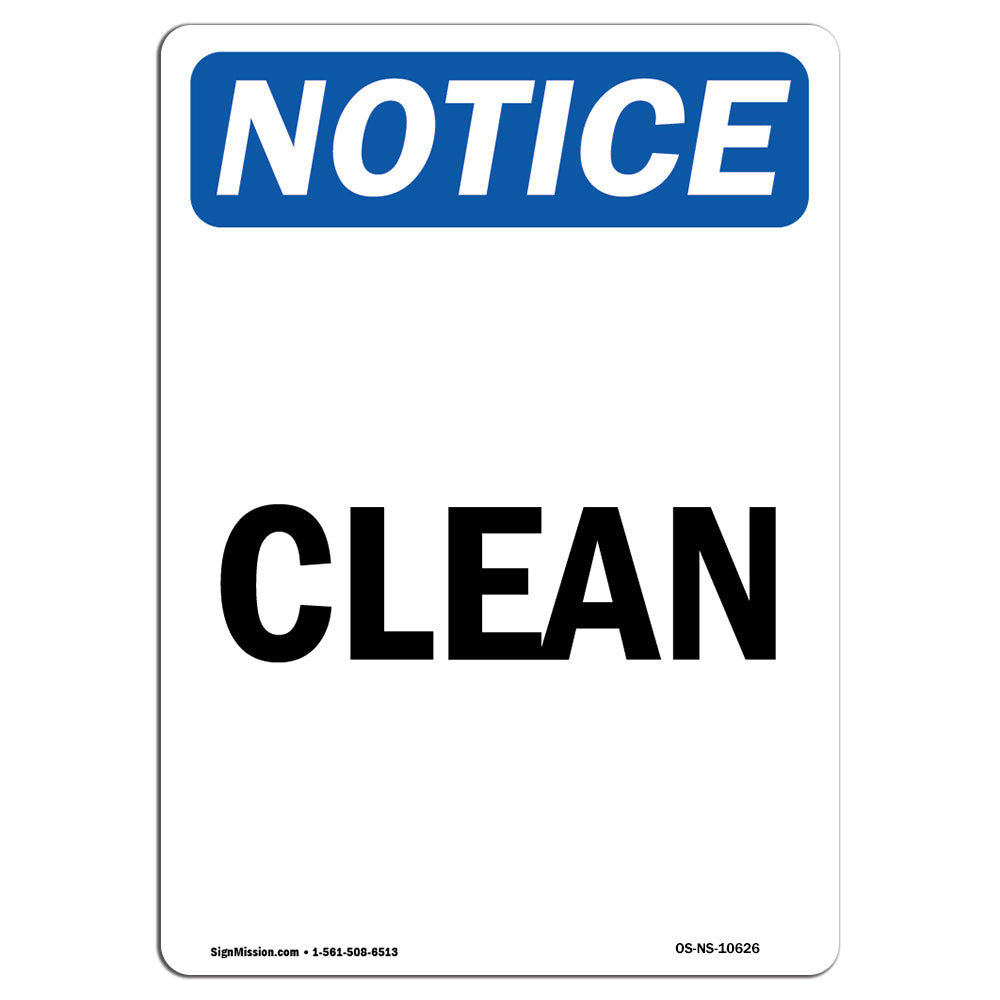 SignMission Clean Aluminum Sign 18 x 24 | Wayfair