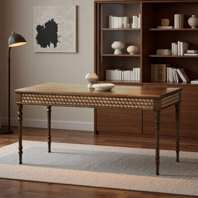Unique And Exquisite Solid Walnut Wooden Desk