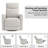 Dickie 29.1" W Swivel Glider Power Recliner-1433465567