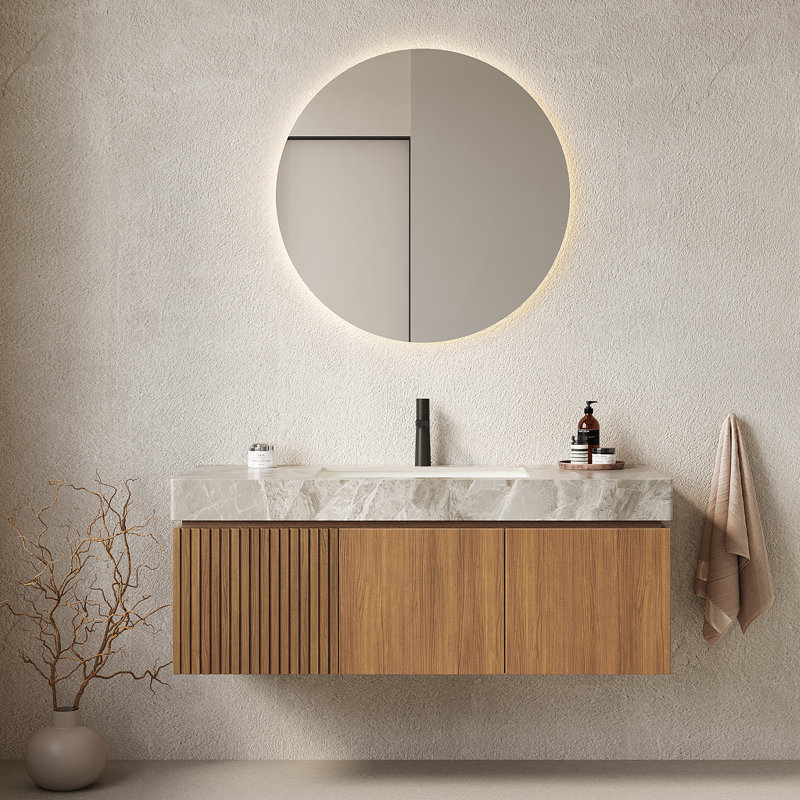 Armoire de rangement murale 48 po avec lavabo