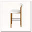 Tabouret de bar rembourré en bois-1095318685