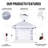 10 Ft. W x 10 Ft. D Steel Pop Up Canopy Outdoor Shade with Pockets Sidewall-108162895