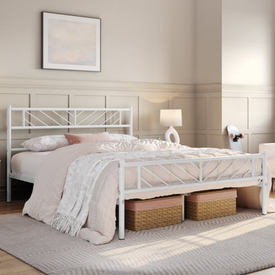 Base de lit plateforme avec tête de lit Armanni