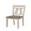 Ensemble de table de salle à manger extensible 6 pièces Cottage