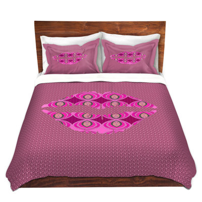 Ensemble de housse de couette lèvres
