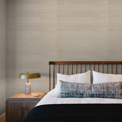 Toile de ramis sisal métallique authentique