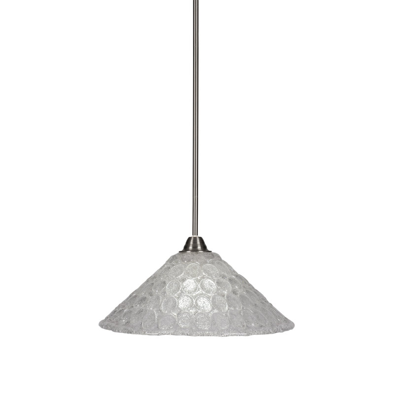 Luminaire suspendu Ayrshire, H 10,5 po x l 12 po x P 12 po, Nickel brossé