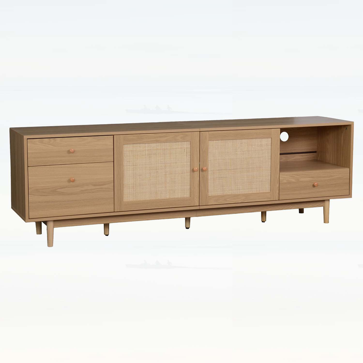 Corrigan Studio® Modern Wood Media Console Table | Wayfair