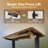 Electric Standing Desk With 4 Memory Presets, Wide Height Adjustment, Durable Steel Frame & Easy Assembly-1307544574-1300559011