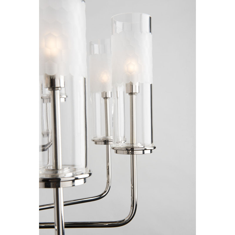Wentworth 12 - Light Chandelier, Polished Nickel