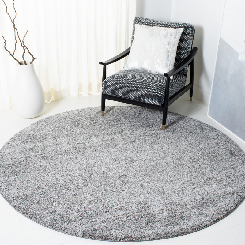 Tapis de couleur unie Arantzazu 500 Performance, Rond 6 pi 7 po