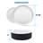 17-Inch LED Flush Mount Ceiling Light, 5CCT, 2420 Lumens, 34W CRI 90 Dimmable Ceiling Light Fixture With Interchangeable Canopy