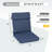 Outdoor High Back Dining Chair Cushion Set-193968245-194026265
