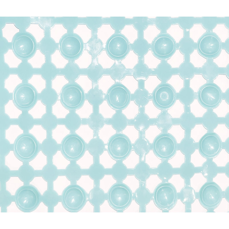 Tapis de douche en plastique Castaldo, Light Blue