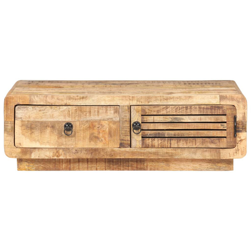 Winfield Solid Wood Frame Coffee Table with Storage
